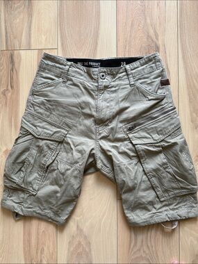 G-Star Light Khaki Cargo Shorts
